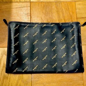 Balenciaga Bazar Pouch with Logo